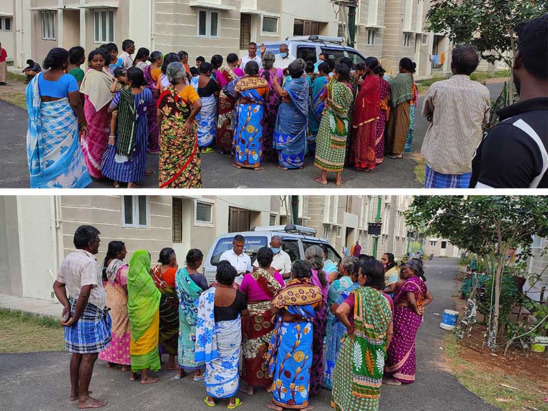 சமூக மக்களைச் சந்தித்து நம்பிக்கை அளிக்கும் ஊழியம்