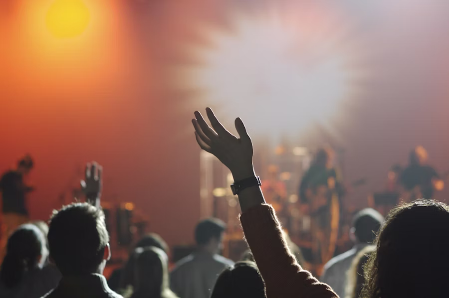 Church worship service