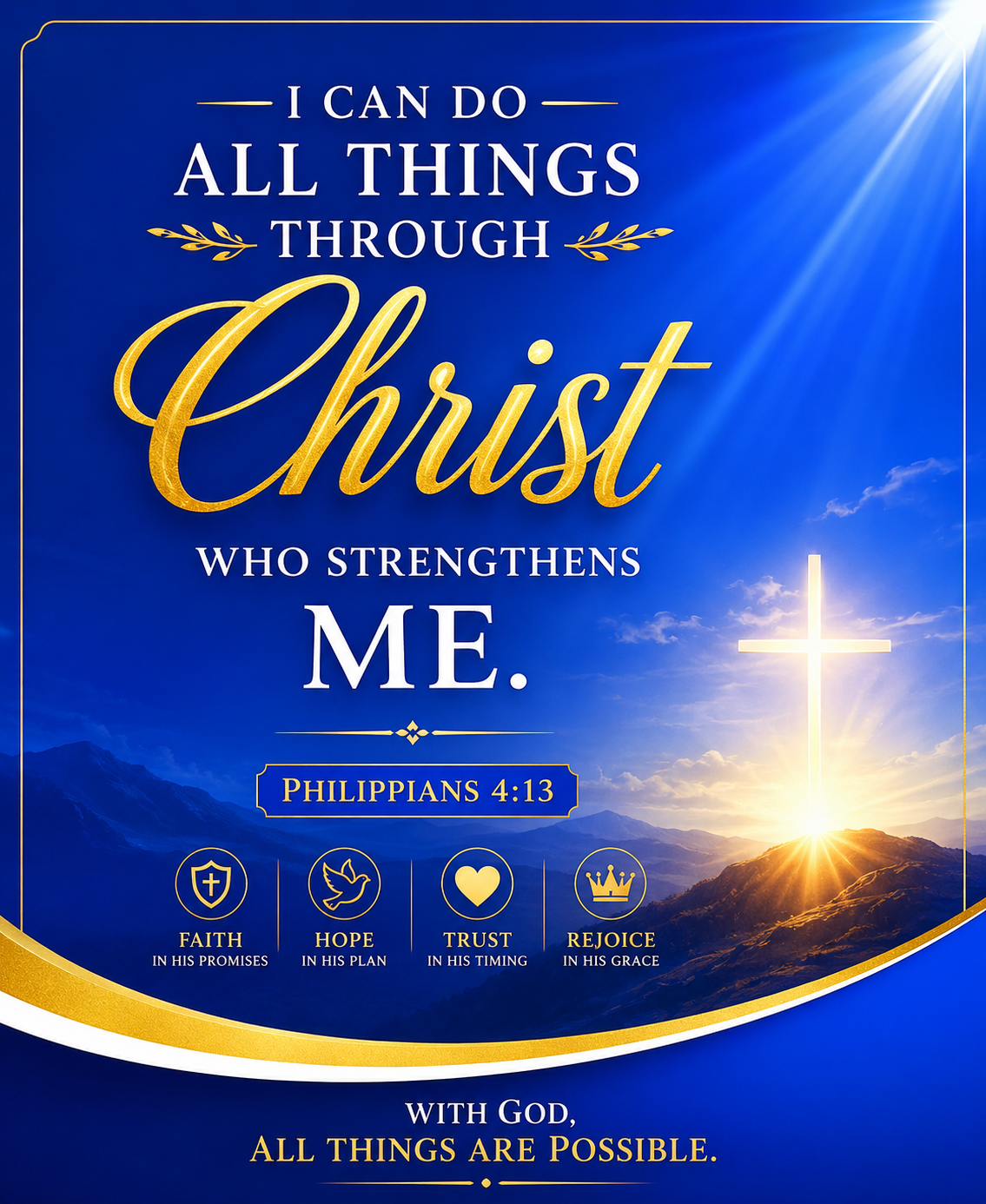 People joining together in Christian prayer